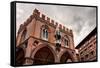 Palazzo Della Mercanzia in Bologna-ermess-Framed Stretched Canvas