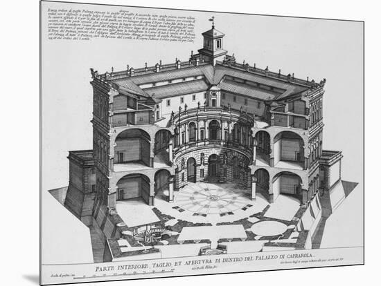 Palazzo Di Caprarola: the Garden of Rome-Giovanni Battista Falda-Mounted Giclee Print