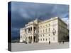 Palazzo di Governo on the Piazza dell'Unita d'Italia in Trieste-enricocacciafotografie-Stretched Canvas