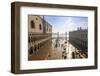 Palazzo Ducale (Doge's Palace) and Piazzetta San Marco, elevated view in winter, Venice, UNESCO Wor-Eleanor Scriven-Framed Photographic Print