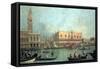 Palazzo Ducale-Canaletto-Framed Stretched Canvas