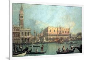 Palazzo Ducale-Canaletto-Framed Art Print
