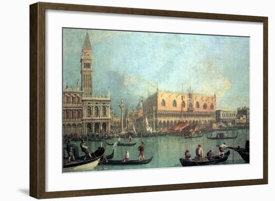 Palazzo Ducale-Canaletto-Framed Art Print