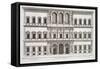 Palazzo Farnese, from 'Palazzi Di Roma', Part I, Published 1655-Pietro Ferrerio-Framed Stretched Canvas