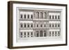 Palazzo Farnese, from 'Palazzi Di Roma', Part I, Published 1655-Pietro Ferrerio-Framed Giclee Print