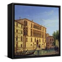 Palazzo Giovanelli, 19th Century-Victor Adam-Framed Stretched Canvas