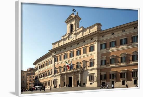 Palazzo Montecitorio, Parliament Building, Rome, Lazio, Italy-James Emmerson-Framed Photographic Print