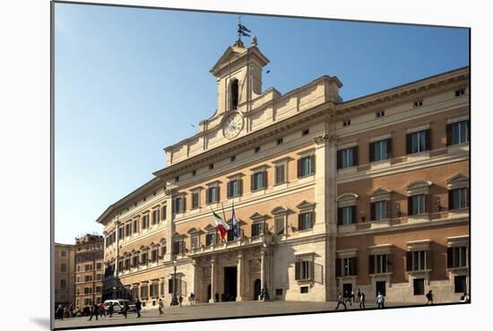 Palazzo Montecitorio, Parliament Building, Rome, Lazio, Italy-James Emmerson-Mounted Photographic Print