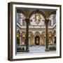 Palazzo (Palace) Strozzi, the Courtyard-Massimo Borchi-Framed Photographic Print