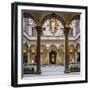 Palazzo (Palace) Strozzi, the Courtyard-Massimo Borchi-Framed Photographic Print