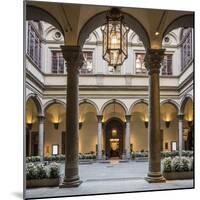 Palazzo (Palace) Strozzi, the Courtyard-Massimo Borchi-Mounted Photographic Print