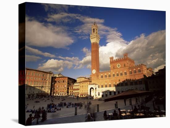 Palazzo Pubblico on the Piazza Del Campo, Siena, UNESCO World Heritage Site, Tuscany, Italy, Europe-Patrick Dieudonne-Stretched Canvas