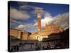 Palazzo Pubblico on the Piazza Del Campo, Siena, UNESCO World Heritage Site, Tuscany, Italy, Europe-Patrick Dieudonne-Stretched Canvas