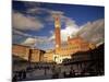 Palazzo Pubblico on the Piazza Del Campo, Siena, UNESCO World Heritage Site, Tuscany, Italy, Europe-Patrick Dieudonne-Mounted Photographic Print