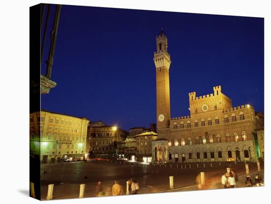 Palazzo Pubblico, Piazza Del Campo, Siena, UNESCO World Heritage Site, Tuscany, Italy, Europe-Patrick Dieudonne-Stretched Canvas