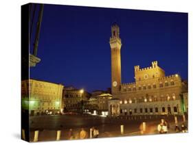 Palazzo Pubblico, Piazza Del Campo, Siena, UNESCO World Heritage Site, Tuscany, Italy, Europe-Patrick Dieudonne-Stretched Canvas