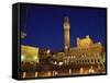 Palazzo Pubblico, Piazza Del Campo, Siena, UNESCO World Heritage Site, Tuscany, Italy, Europe-Patrick Dieudonne-Framed Stretched Canvas