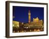 Palazzo Pubblico, Piazza Del Campo, Siena, UNESCO World Heritage Site, Tuscany, Italy, Europe-Patrick Dieudonne-Framed Photographic Print