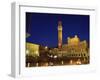 Palazzo Pubblico, Piazza Del Campo, Siena, UNESCO World Heritage Site, Tuscany, Italy, Europe-Patrick Dieudonne-Framed Photographic Print