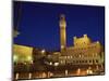 Palazzo Pubblico, Piazza Del Campo, Siena, UNESCO World Heritage Site, Tuscany, Italy, Europe-Patrick Dieudonne-Mounted Photographic Print