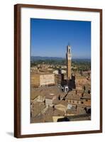 Palazzo Pubblico, Siena, UNESCO World Heritage Site, Tuscany, Italy, Europe-Charles Bowman-Framed Photographic Print