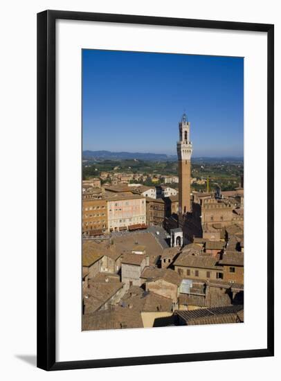 Palazzo Pubblico, Siena, UNESCO World Heritage Site, Tuscany, Italy, Europe-Charles Bowman-Framed Photographic Print