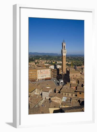 Palazzo Pubblico, Siena, UNESCO World Heritage Site, Tuscany, Italy, Europe-Charles Bowman-Framed Photographic Print