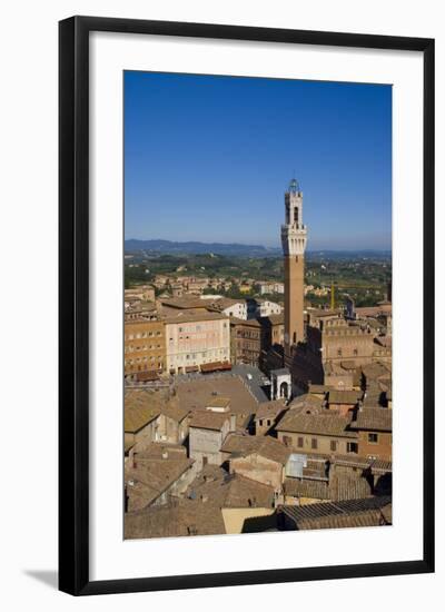 Palazzo Pubblico, Siena, UNESCO World Heritage Site, Tuscany, Italy, Europe-Charles Bowman-Framed Photographic Print