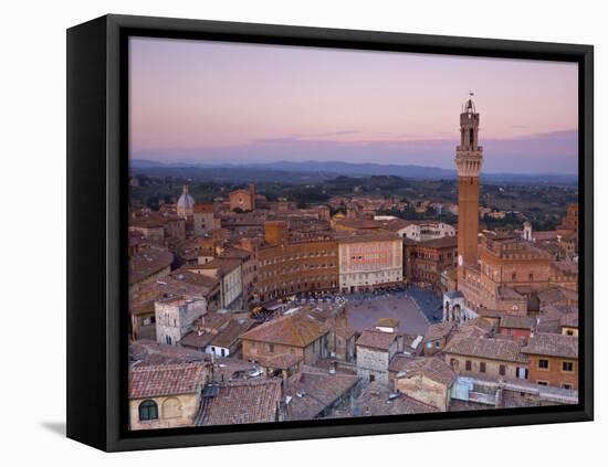 Palazzo Publico and Piazza Del Campo, Siena, Tuscany, Italy-Doug Pearson-Framed Stretched Canvas