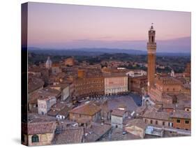 Palazzo Publico and Piazza Del Campo, Siena, Tuscany, Italy-Doug Pearson-Stretched Canvas