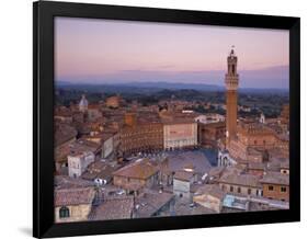 Palazzo Publico and Piazza Del Campo, Siena, Tuscany, Italy-Doug Pearson-Framed Photographic Print