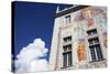 Palazzo San Giorgio at the Old Port in Genoa, Liguria, Italy, Europe-Mark Sunderland-Stretched Canvas