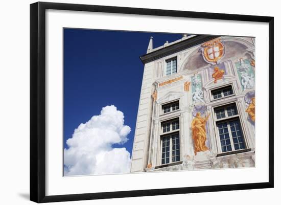 Palazzo San Giorgio at the Old Port in Genoa, Liguria, Italy, Europe-Mark Sunderland-Framed Photographic Print