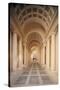 Palazzo Spada, Hallway by Borromini, 17th c. Rome, Italy-Borromini Castelli-Stretched Canvas