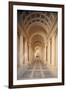 Palazzo Spada, Hallway by Borromini, 17th c. Rome, Italy-Borromini Castelli-Framed Art Print