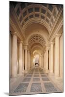 Palazzo Spada, Hallway by Borromini, 17th c. Rome, Italy-Borromini Castelli-Mounted Art Print