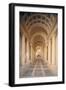 Palazzo Spada, Hallway by Borromini, 17th c. Rome, Italy-Borromini Castelli-Framed Art Print