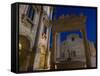 Palazzo Tarugi and Cathedral, Piazza Grande, Montepulciano, Siena Province, Tuscany, Italy-Pitamitz Sergio-Framed Stretched Canvas