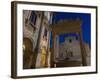 Palazzo Tarugi and Cathedral, Piazza Grande, Montepulciano, Siena Province, Tuscany, Italy-Pitamitz Sergio-Framed Photographic Print