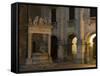 Palazzo Tarugi, Piazza Grande, Montepulciano, Val D'Orcia, Siena Province, Tuscany, Italy-Sergio Pitamitz-Framed Stretched Canvas