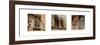 Palazzo Triptych-Tony Koukos-Framed Art Print