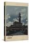 Palazzo Vecchio, Florence, in the Moonlight-null-Stretched Canvas