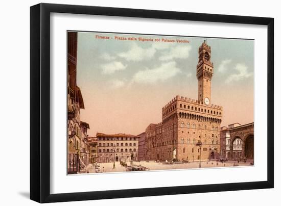 Palazzo Vecchio, Florence, Italy-null-Framed Art Print