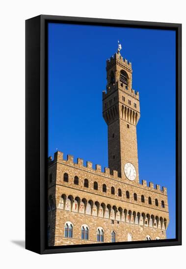 Palazzo Vecchio, Piazza Della Signoria, Florence (Firenze), Tuscany, Italy, Europe-Nico Tondini-Framed Stretched Canvas