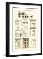 Palazzos Pandolfini and Bartolini at Florence-J. Buhlmann-Framed Art Print