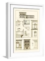 Palazzos Pandolfini and Bartolini at Florence-J. Buhlmann-Framed Art Print