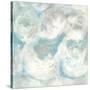 Pale Blue Circles IV-Chris Paschke-Stretched Canvas