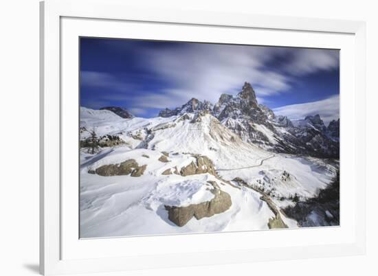 Pale Di San Martino. Rolle Pass Panaveggio Dolomites Trentino Alto Adige Italy Europe-ClickAlps-Framed Photographic Print