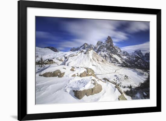 Pale Di San Martino. Rolle Pass Panaveggio Dolomites Trentino Alto Adige Italy Europe-ClickAlps-Framed Photographic Print