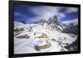 Pale Di San Martino. Rolle Pass Panaveggio Dolomites Trentino Alto Adige Italy Europe-ClickAlps-Framed Photographic Print